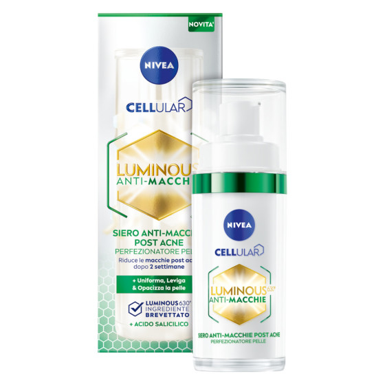 Luminous 630 Siero Antimacchie Post Acne Nivea Luminous 630 Siero Antimacchie Post Acne Nivea