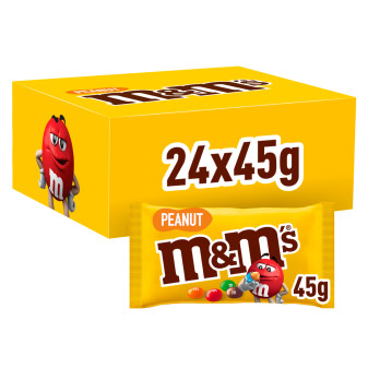M&M's Peanut Confetti con Arachidi Ricoperti di Cioccolato - Box con 24...