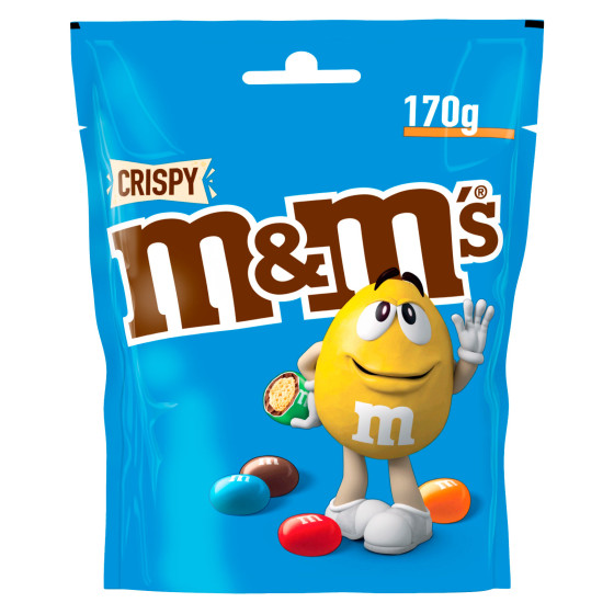 Confetti con Riso Soffiato Ricoperti di Cioccolato M&M's Crispy 170g Confetti con Riso Soffiato Ricoperti di Cioccolato M&M's Crispy 170g