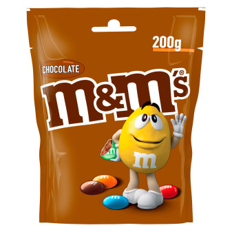 M&M's Chocolate Confetti con Morbido Cioccolato - Busta da 200g