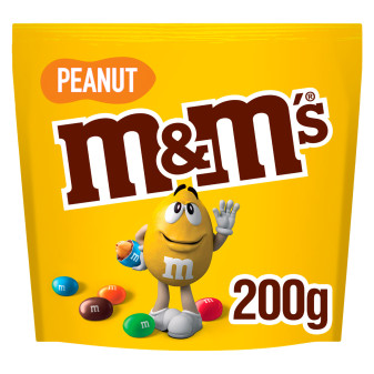 M&M's Peanut Confetti con Arachidi Ricoperti di Cioccolato - Busta da 200g
