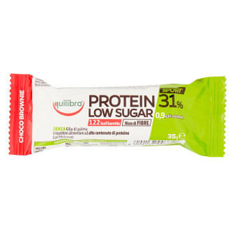 Equilibra Integratore per lo Sport Protein 31% Low Sugar Barretta Proteica...