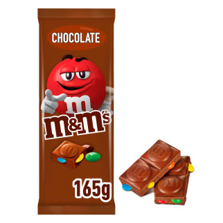 Tavoletta con Cioccolatini Ricoperta di Cioccolato M&M's Chocolate