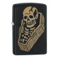 Zippo Accendino a Benzina Ricaricabile ed Antivento con Fantasia Skull Coffin - mod. 218