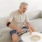 Immagine 3 - Hansaplast Protective Supporto Gomito del Tennista Dynamic Pain Guard Taglia Unica Regolabile - Confezione da 1 Fascia Elastica