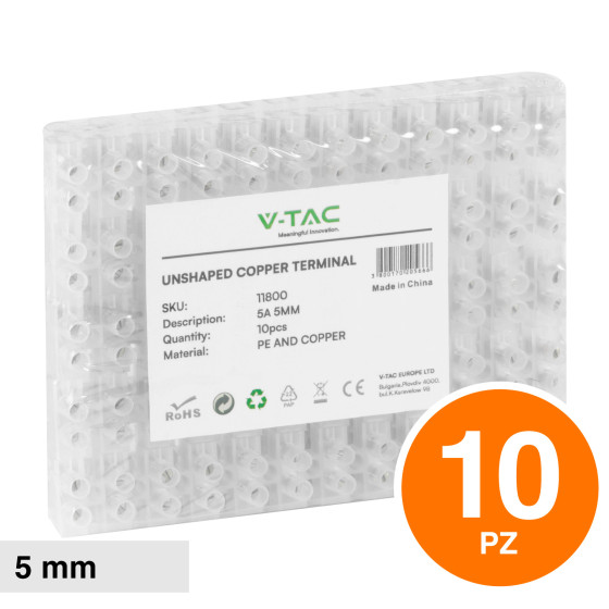 Morsettiera da 12 Connettori per Cavi Elettrici 3A da 2.5mm V-Tac Morsettiera da 12 Connettori per Cavi Elettrici 3A da 2.5mm V-Tac