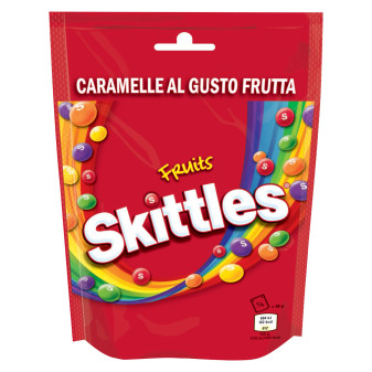 Skittles Fruits Caramelle Colorate alla Frutta dal Gusto Dolce - Confezione...