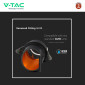 Immagine 6 - V-Tac VT-974 Portafaretto Rotondo da Incasso per Lampadine GU10 e GU5.3 (MR16) Nero - SKU 6683