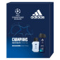 Adidas UEFA VIII Champions League Confezione Regalo con Profumo Eau de Toilette da 50ml + Shower Gel Bagnoschiuma 2in1 da 250ml