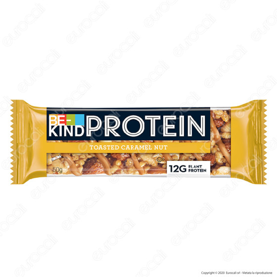 Be-Kind Protein Snack con Caramello e Frutta Secca - 1 Barretta da 50g Be-Kind Protein Snack con Caramello e Frutta Secca - 1 Barretta da 50g