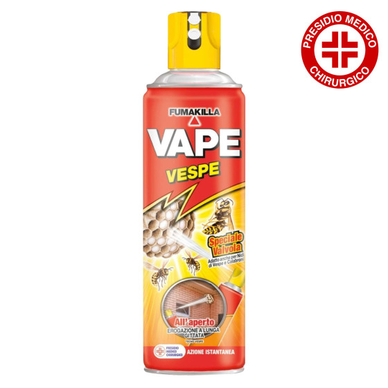 Insetticida Spray Contro Vespe Calabroni Cimici Ragni 400ml Vape Insetticida Spray Contro Vespe Calabroni Cimici Ragni 400ml Vape