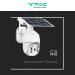 Immagine 7 - V-Tac Smart VT-11024-4G Telecamera di Sorveglianza Wi-Fi e 4G HD PTZ Sensore di Movimento Pannello Solare - SKU 11616