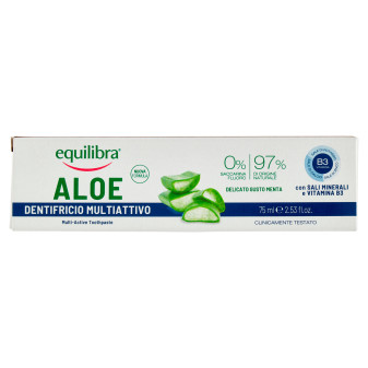 Aloe Dentifricio Multiattivo Delicato Gusto Menta 75ml Equilibra