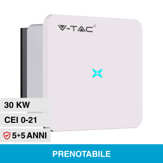 V-Tac VT-6630305 Inverter On Grid 30kW Trifase IP66 per Impianto Fotovoltaico...