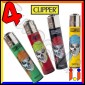 Clipper Large Fantasia Skull - 4 Accendini C09