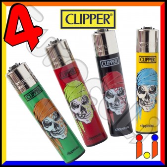 Clipper Large Fantasia Skull - 4 Accendini C09