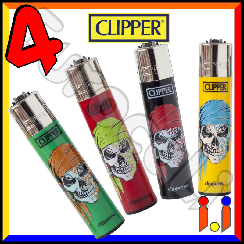 Clipper Large Fantasia Skull - 4 Accendini C09