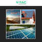 Immagine 4 - V-Tac Inverter Fotovoltaico Trifase Ibrido On-Grid / Off-Grid 10kW IP65 con Display LCD Certificato CEI 0-21 - SKU 11542