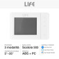 Immagine 2 - Life Cronotermostato Smart Programmabile Wi-Fi con Display per Caldaia o Elettrovalvola - mod. 39.9WI50402