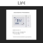Immagine 4 - Life Cronotermostato Smart Programmabile Wi-Fi con Display per Caldaia o Elettrovalvola - mod. 39.9WI50402