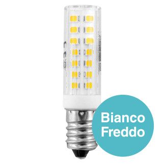 Lampadina LED E14 5W Tubolare T16 SMD Trasparente Imperia