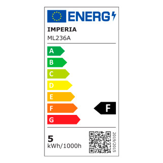 Lampadina LED E14 5W Tubolare T16 SMD Trasparente Imperia