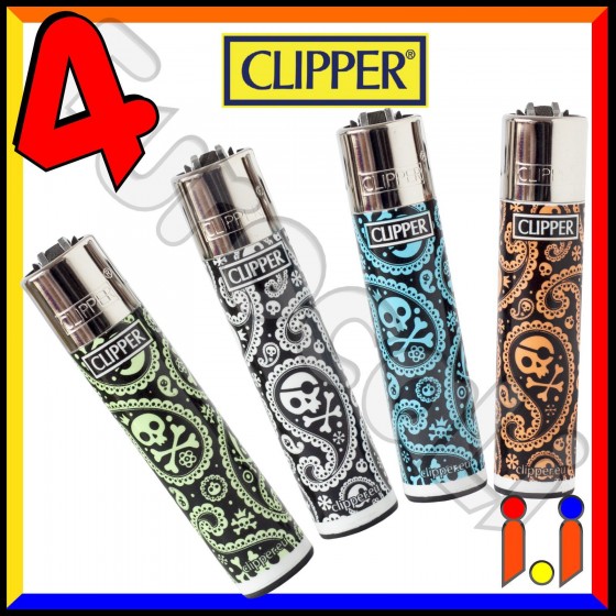 Clipper Large Fantasia Pasley - 4 Accendini C10 Clipper Large Fantasia Pasley - 4 Accendini C10