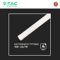 Immagine 9 - V-Tac VT-8350 Tubo LED Prismatico Plafoniera SMD 50W Lampadina 150cm - SKU 8050 / 8054