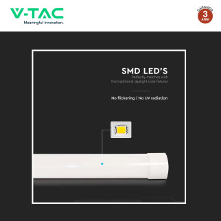 VT-8350 Tubo LED Prismatico Plafoniera SMD 50W 150cm V-Tac