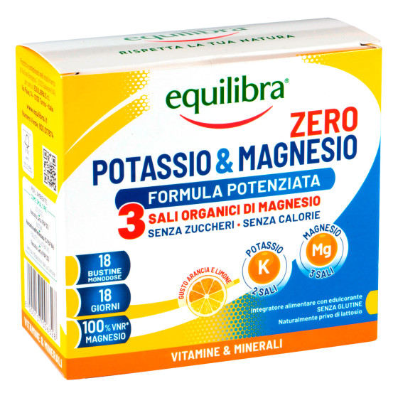 Potassio&Magnesio Zero Zuccheri e Zero Calorie Benessere Equilibra Potassio&Magnesio Zero Zuccheri e Zero Calorie Benessere Equilibra