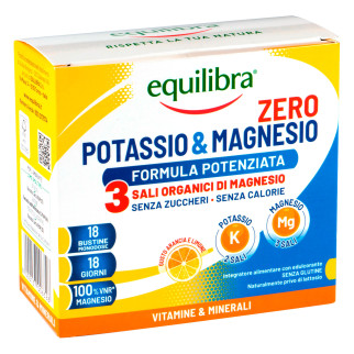 Potassio&Magnesio Zero Zuccheri e Zero Calorie Benessere Equilibra