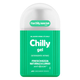 Gel Detergente Intimo Formula Fresca con Mentolo e Antiodore Chilly