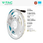 Immagine 2 - V-Tac VT-2835 Striscia LED Flessibile 60W SMD Monocolore 120 LED/metro 12V - Bobina da 5 metri - SKU 21324