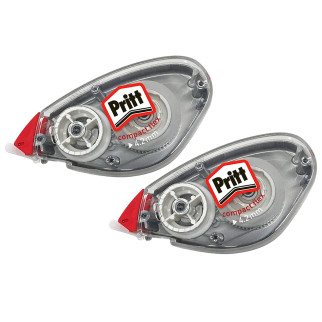 Roller Compact Confezione da 2 Correttori a Nastro Pritt