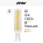 Immagine 3 - LED Line Lampadina LED G9 12W Tubolare SMD Trasparente in Ceramica - mod. 248900 [TERMINATO]