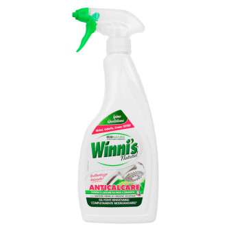 Winni's Naturel Anticalcare Spray per Acciaio Inox e Ceramica - Flacone da 500ml