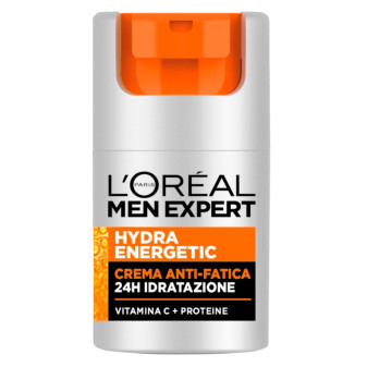 L'Oréal Paris Men Expert Hydra Energetic Crema Viso Anti-Fatica Idratante 24h...