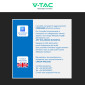 Immagine 2 - V-Tac VT-6607106 Inverter Fotovoltaico Monofase Ibrido On-Grid/Off-Grid 6kW IP65 Certificato CEI 0-21 - SKU 11514 [TERMINATO]