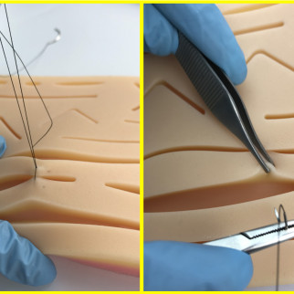 Pad Cuscino di Esercitazione per Suture con 14 Ferite Gima
