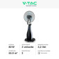 Immagine 2 - V-Tac VT-8217-3 Ventilatore Nebulizzatore a Piantana 80W 3 Pale Base a Rotelle con Telecomando - SKU 7936