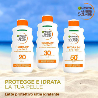Garnier Ambre Solaire Hydra 24H Protect Latte Solare Ultra-Idratante SPF 30