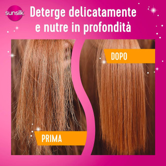 Shampoo Bye Bye Crespo con Cheratina Flacone 250ml Sunsilk