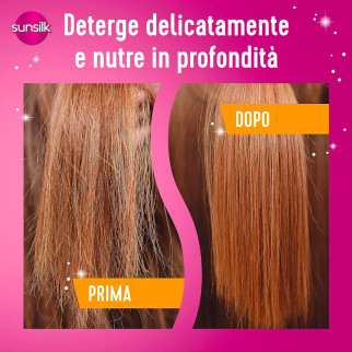 Shampoo Bye Bye Crespo con Cheratina Flacone 250ml Sunsilk
