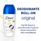 Immagine 2 - Dove Deodorante Roll-On Advanced Care Original Protezione 48 Ore - Flacone da 50ml