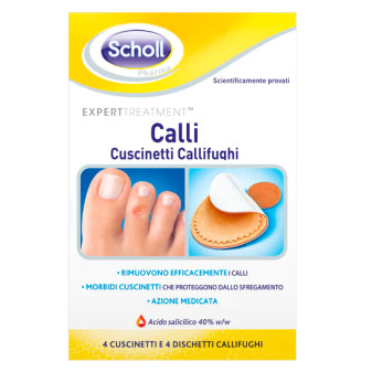 Scholl Expert Treatment Calli Cuscinetti Callifughi - Confezione con 4...