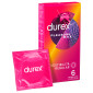 Preservativi Durex Pleasure Max con Forma Easy On e Rilievi Stimolanti - Confezione da 6 Profilattici