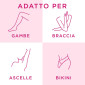 Immagine 2 - Veet Pure Crema Depilatoria Silk & Fresh Technology per Pelli Sensibili Corpo e Gambe - Flacone da 400ml [TERMINATO]