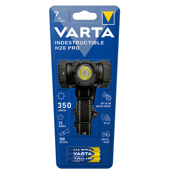 Torcia Frontale LED H20 Pro IP67 2 Modalità di Illuminazione Gima Torcia Frontale LED H20 Pro IP67 2 Modalità di Illuminazione Gima