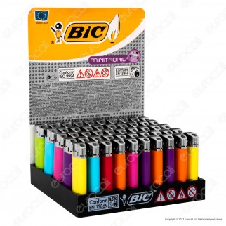 Bic Mini J39 Elettronico Piccolo - Box da 50 Accendini [TERMINATO]