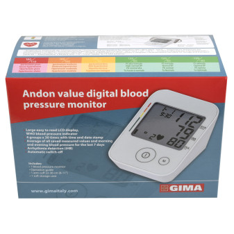 Sfigmomanometro Digitale Misuratore di Pressione Andon Gima